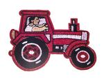 Záplata traktor červený 80x62mm