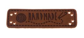 Nášivka HAND MADE gombík  50x15mm