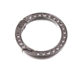 Karabína kruhová s kamienkami 34mm